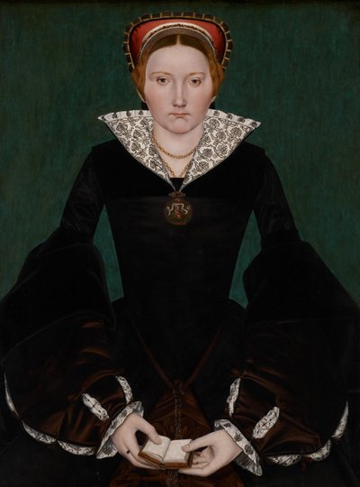 Portrait of a noblewoman by English School